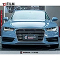 blue car wrap